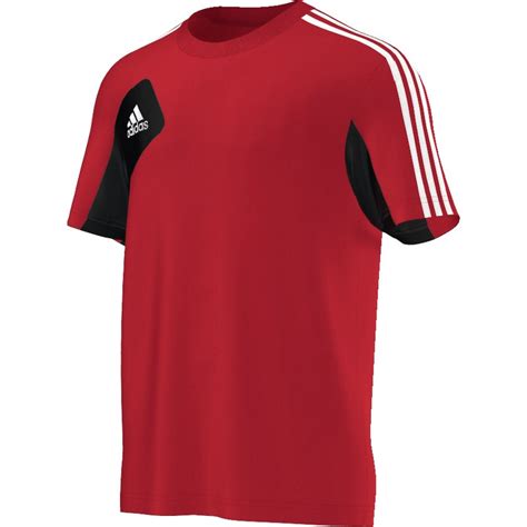 adidas t shirt rot schwazr weiß|Rote adidas T.